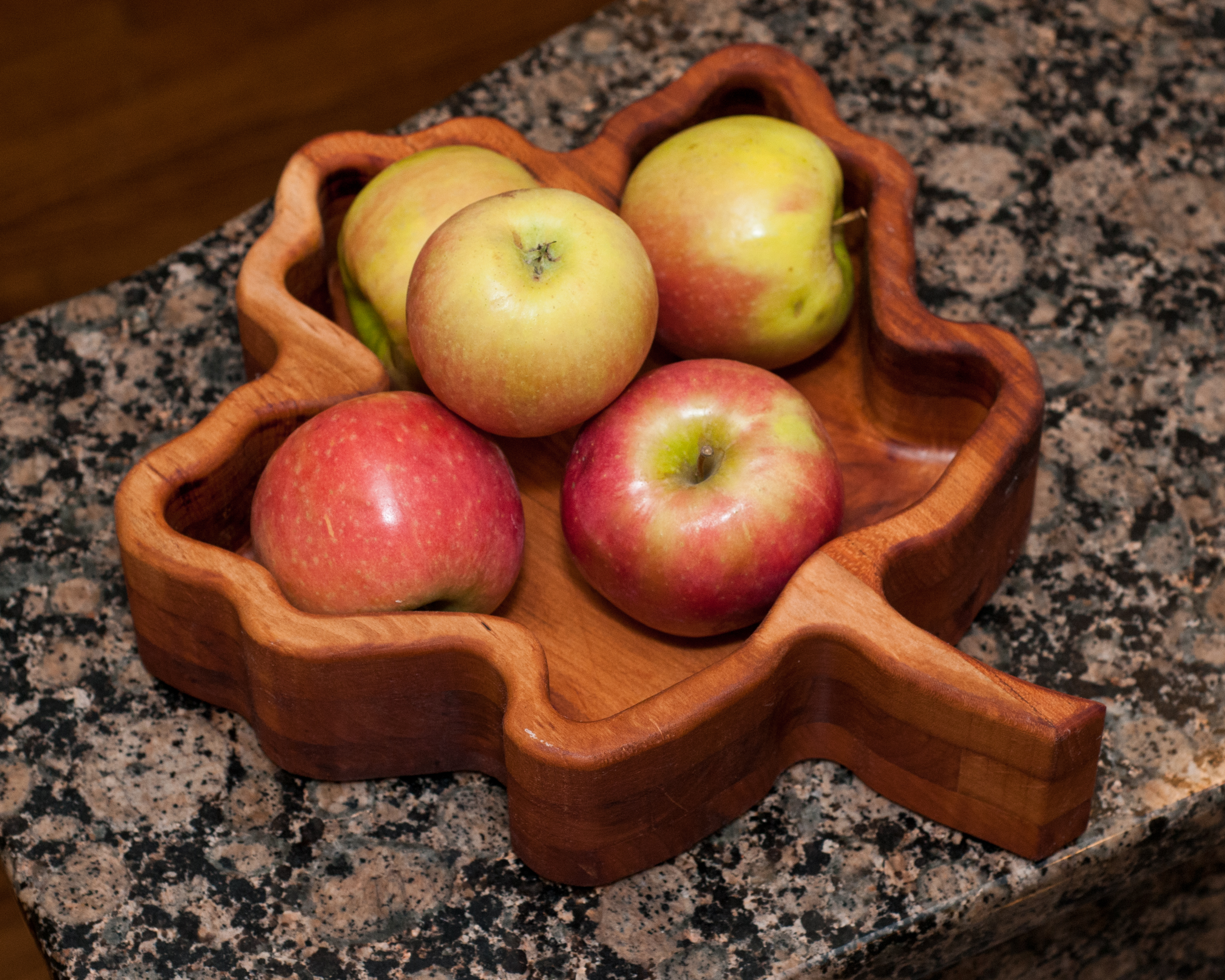 Maple Leaf Router Bowl